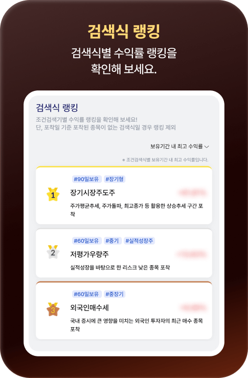 검색식 랭킹